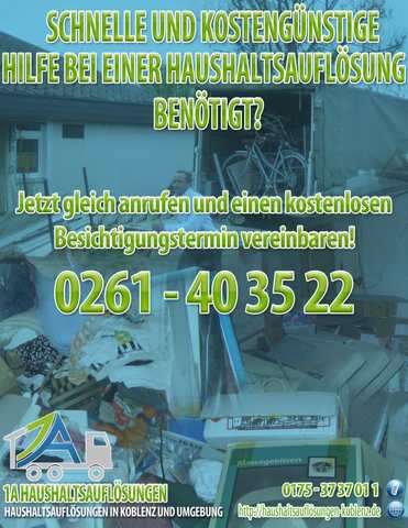 Haushaltsauflösungen rund um Koblenz